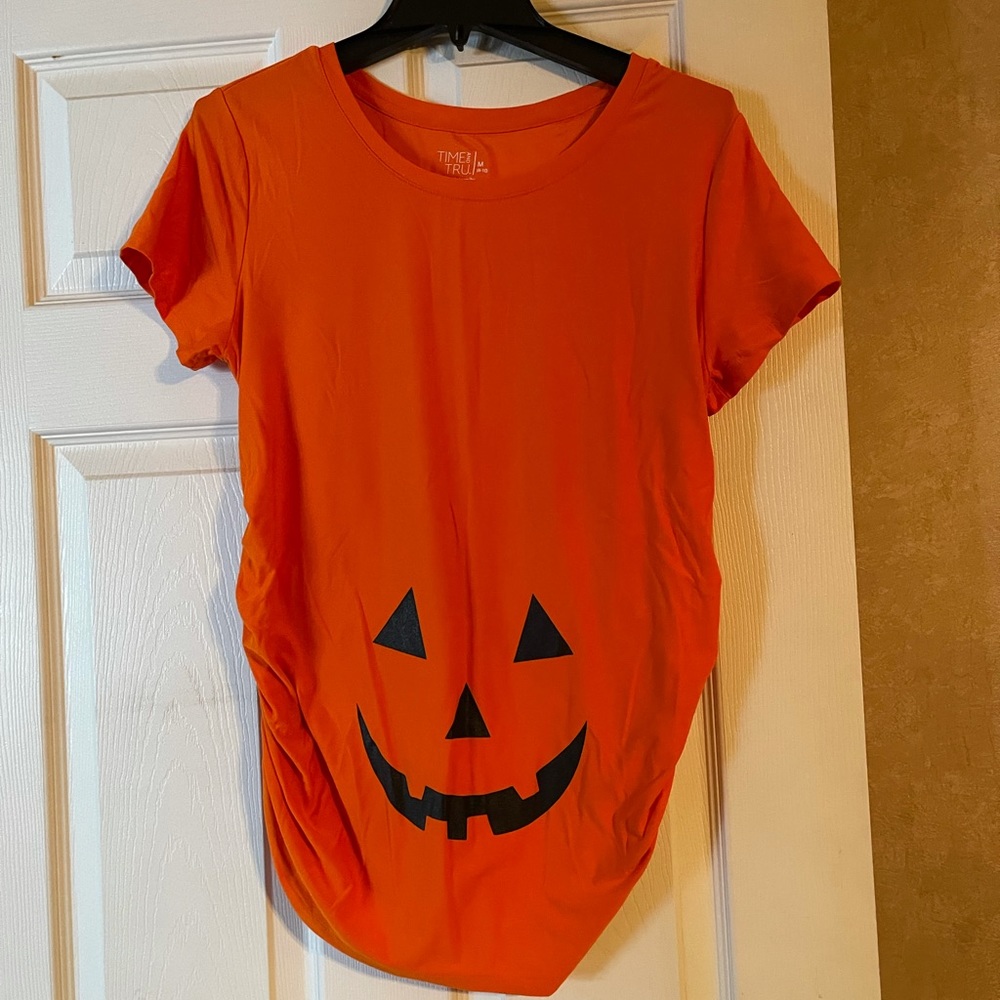 Pumpkin Maternity Shirt